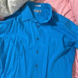 Express Men's Blue Shirt